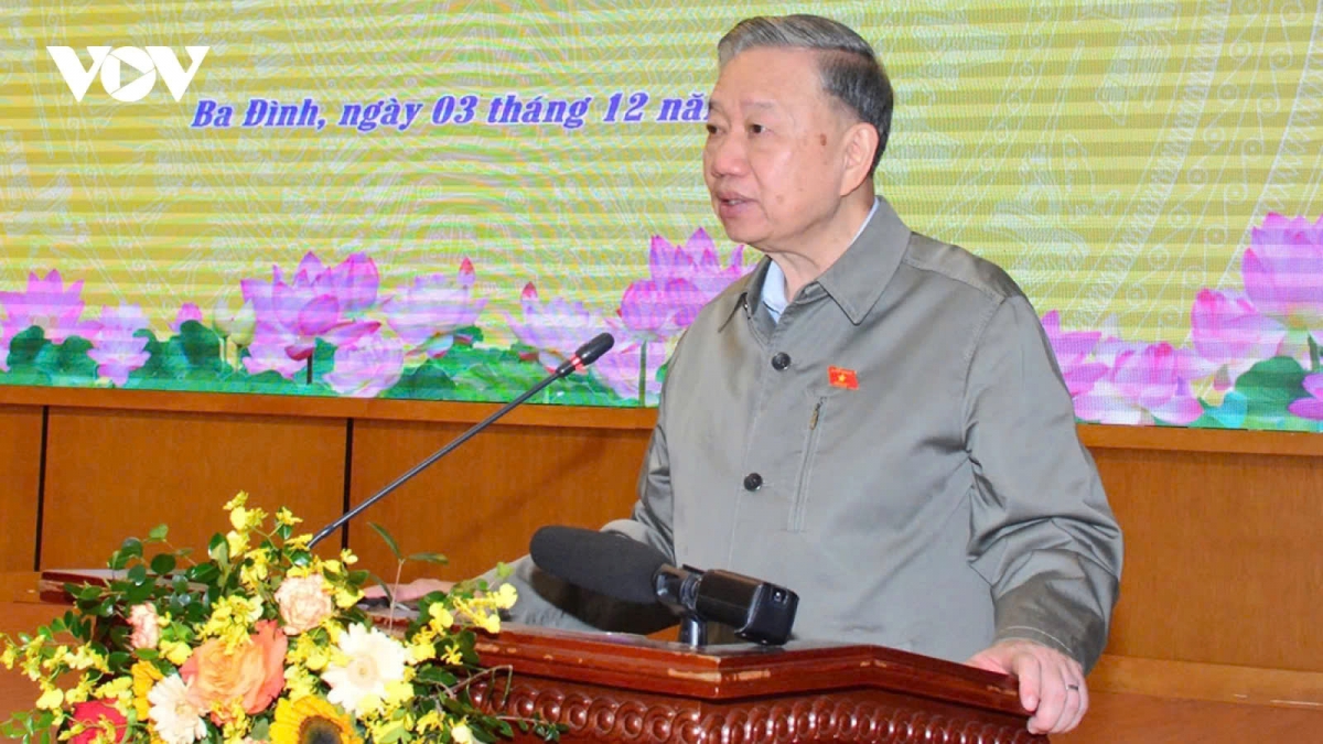 Party leader To Lam addresses Hanoi voter concerns about development orientation